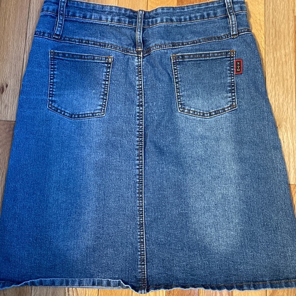 Vintage XTM revolt jeans denim skirt - Picture 4 of 5